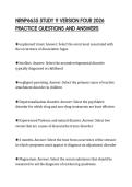 NRNP6635 STUDY 9 VERSION FOUR 2026 PRACTICE QUESTIONS AND ANSWERS