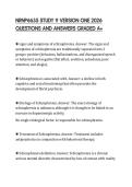 NRNP6635 STUDY 9 VERSION ONE 2026 QUESTIONS AND ANSWERS GRADED A&plus;
