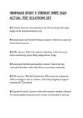 NRNP6635 STUDY 9 VERSION THREE 2026 ACTUAL TEST SOLUTIONS SET
