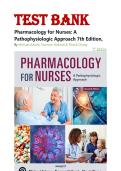 Test Bank Complete&lowbar; Pharmacology for Nurses&colon; A Pathophysiologic Approach 7th Edition&comma;  By Michael Adams&comma; Norman Holland & Shanti Chang&period; ISBN&colon;978-0138097042