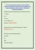 CIT 332 FINAL EXAM LATEST 2026-2027 ACTUAL EXAM WITH  COMPLETE QUESTIONS AND CORRECT DETAILED ANSWERS &lpar;100&percnt;  VERIFIED ANSWERS&rpar; &vert;ALREADY GRADED A&plus;&vert; &vert;&vert;PROFESSOR  VERIFIED&vert;&vert; &vert;&vert;BRANDNEW&excl;&excl;&excl;&vert;&vert;