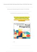 Complete Solution & Answer Guide&colon; Fundamentals of Python&colon; First Programs &lpar;3rd Edition&rpar; &ndash; Kenneth A&period; Lambert