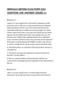 NRNP6665 MIDTERM EXAM PAPER 2026 QUESTIONS AND ANSWERS GRADED A&plus;