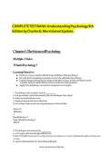 COMPLETE TEST BANK&colon; Understanding Psychology 9th Edition by Charles G&period; Morris latest Update&period;