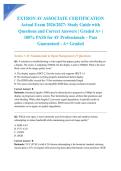 EXTRON AV ASSOCIATE CERTIFICATION Actual Exam 2026&sol;2027&colon; Study Guide with Questions and Correct Answers &vert; Graded A&plus; &vert; 100&percnt; PASS for AV Professionals &ndash; Pass Guaranteed - A&plus; Graded