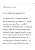 NRF Customer Service Rise Up EXAM ACTUAL EXAM ALL QUESTIONS AND CORRECT ANSWERS LATEST UPDATE THIS YEAR-JUST RELEASED&period;pdf