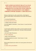LMSW ASWB EXAM NEWEST 2026 ACTUAL EXAM TEST BANK&vert; ASWB LICENSED MASTER SOCIAL WORKER FINAL EXAM REVIEW WITH COMPLETE 750 REAL EXAM QUESTIONS AND CORRECT VERIFIED ANSWERS&sol; ALREADY GRADED A&plus; &lpar;MOST RECENT&excl;&excl;&rpar;