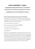 HEALTH ASSESSMENT 1&colon; EXAMS 1-3 BUNDLE  &vert; 2026&sol;27 &vert;  Chamberlain  BSN &vert; Complete Q&A with Rationales &vert; Fundamentals to Final &vert; Pass Guaranteed - Graded A&plus;