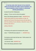 CIT 486 FINAL EXAM LATEST 2026-2027 ACTUAL EXAM WITH  COMPLETE QUESTIONS AND CORRECT DETAILED ANSWERS &lpar;100&percnt;  VERIFIED ANSWERS&rpar; &vert;ALREADY GRADED A&plus;&vert; &vert;&vert;PROFESSOR  VERIFIED&vert;&vert; &vert;&vert;BRANDNEW&excl;&excl;&excl;&vert;&vert; 