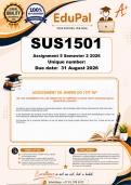 SUS1501 Assignment 5 &lpar;COMPLETE ANSWERS&rpar; Semester 2 2026 - DUE 31 August 2026