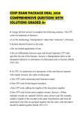 CDIP EXAM PACKAGE DEAL 2026 COMPREHENSIVE QUESTIONS WITH SOLUTIONS GRADED A&plus;