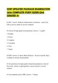 CDIP UPDATED PACKAGE EXAMINATION 2026 COMPLETE STUDY GUIDE Q&A GRADED A&plus;