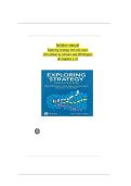 Solution Manual - Exploring Strategy Text And Cases 12th Edition by Whittington&comma; All 16 Chapters Complete & Case Teaching Notes