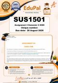 SUS1501 Assignment 4 &lpar;COMPLETE ANSWERS&rpar; Semester 2 2026 - DUE 27 August 2026