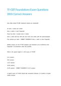 TF-CBT Foundations Exam Questions With Correct Answers