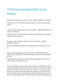 Tf-Cbt Exam Questions With Correct Answers