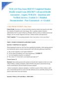 NUR&lowbar;634 Tina Jones HEENT Completed Shadow Health Actual Exam 2026&sol;2027&colon; Advanced Health Assessment - August&comma; NUR-634 &ndash; Questions and Verified Answers &vert; Graded A&plus; &vert; Detailed Documentation &ndash; Pass Guaranteed - A&plus; Graded