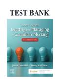 Test Bank For Yoder-Wise&rsquo;s Leading And Managing In Canadian Nursing&comma; 2nd Edition&comma; Patricia S&period; Yoder-Wise&comma; Janice Waddell&comma; Nancy Walton