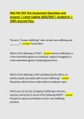 DAU FAC 022 Test Assessment Questions and answers &vert; Latest Update 2026&sol;2027 &vert; Graded A&plus; &vert; 100&percnt; Assured Pass&period;