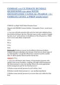COMSAE 115 ULTIMATE BUNDLE  QUESTIONS 151-200 WITH OSTEOPATHIC CLINICAL PEARLS &vert; A&plus; COMLEX LEVEL 2 PREP 2026&sol;2027