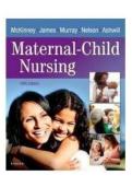 TestBank for Maternal Child Nursing Fifth Edition TestBank By McKinney&period; James&period; Murray&period; Nelson&period; Ashwill