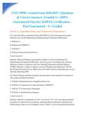 CON 3990V Actual Exam 2026&sol;2027&colon; Questions & Correct Answers &vert; Graded A&plus; &lpar;100&percnt; Guaranteed Pass&rpar; for DAWIA Certification &ndash; Pass Guaranteed - A&plus; Graded