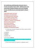 HVAC Air Conditioning and Refrigeration Contractor Bundle Class A Class B Texas Exam Prep 2025&ndash;2026 Updated Questions and Answers A&plus;