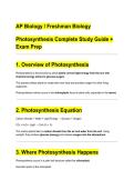 Photosynthesis Study Guide &vert; High School Biology &vert; Light Reactions&comma; Calvin Cycle&comma; Key Terms & Practice Questions