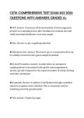 CETA COMPREHENSIVE TEST EXAM 603 2026 QUESTIONS WITH ANSWERS GRADED A&plus;