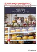 TEST BANK for Accounting Information Systems&comma; 3rd Edition&comma; Richardson&comma; Chang&comma; Smith&period; &lpar;All Chapters 1-18&period;&rpar; 