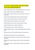 CFT ACTUAL EXAM PAPER 2026 QUESTIONS WITH SOLUTIONS GRADED A&plus;