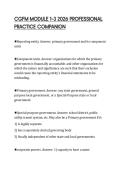 CGFM MODULE 1&ndash;3 2026 PROFESSIONAL PRACTICE COMPANION