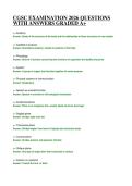 CGSC EXAMINATION 2026 QUESTIONS WITH ANSWERS GRADED A&plus;