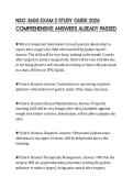 NSG 3600 EXAM 2 STUDY GUIDE 2026 COMPREHENSIVE ANSWERS ALREADY PASSED