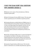 CGSC F100 EXAM SCRIPT 2026 QUESTIONS WITH ANSWERS GRADED A&plus;