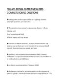 NSG527 ACTUAL EXAM REVIEW 2026 COMPLETE SOLVED QUESTIONS