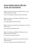NSG527 MIDTERM VERSION THREE 2026 ACTUAL TEST SOLUTIONS SET