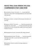NSG527 FINAL EXAM VERSION TWO 2026 COMPREHENSIVE STUDY GUIDE PAPER