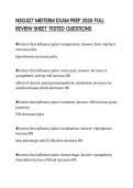 NSG527 MIDTERM EXAM PREP 2026 FULL REVIEW SHEET TESTED QUESTIONS