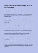 Utah Peace Officer Standards & Training &lpar;POST&rpar; &ndash; Study Guide and Practice Material