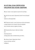 NU 672 FINAL EXAM CERTIFICATION EVALUATION 2026 SOLVED QUESTIONS