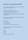 NURS 301 Exam 3 &ndash; Study Questions and Review Guide