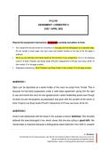 PVL3701 Assignment 1 Semester 1 2026 &lpar;Fully Answered&rpar; - Due 1 April 2026