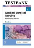 Test Bank for Dewits Medical Surgical Nursing Concepts and Practice 5th Edition Stromberg Chapter 1-49 Newest Version 2023