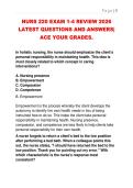 NURS 220 EXAM 1-4 REVIEW 2026  LATEST QUESTIONS AND ANSWERS&vert;  ACE YOUR GRADES&period; 