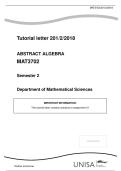 Abstract Algebra MAT3702&comma; University of South Africa &lpar;UNISA&rpar;&comma; 2018 &mdash; Assignment 01 Complete Solutions