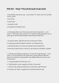 PNH 301 &ndash; Week 9 Thyroid Sherpath Study Guide