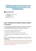 CMSRN Comprehensive New Practice Exam  With High-Quality Questions Answers And  Detailed Rationales&period; 