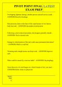 PIVOT POINT FINAL  EXAM PREP QUESTIONS AND ANSWERS 2026