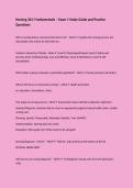 Nursing 301&colon; Fundamentals &ndash; Exam 1 Study Guide and Practice Questions
